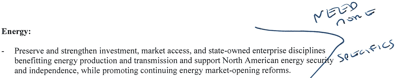 Trump's NAFTA Agenda / Energy
