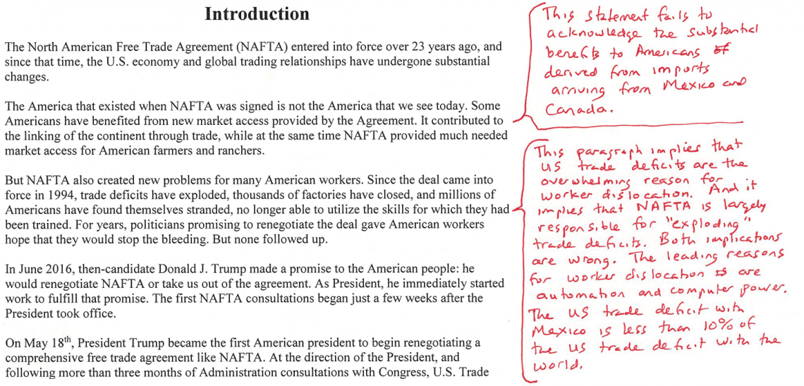 Trump's NAFTA Agenda / Introduction