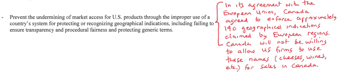 Trump's NAFTA Agenda / Intellectual Property Rights (IPR)