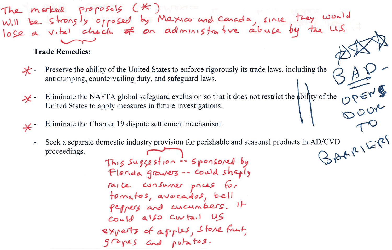 Trump's NAFTA Agenda / Trade Remedies